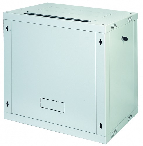 

Шкаф настенный 19", 12U Eurolan 60W-12-64-30GY Racknet F30 600 × 450, передняя дверь металлическая, боковые панели, шнуры зазаемления, светло-серый, 60W-12-64-30GY