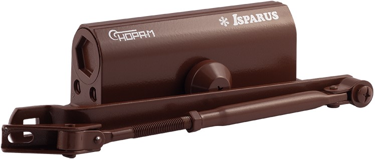 Доводчик НОРА-М Isparus 420 дверной морозостойкий - Коричневый