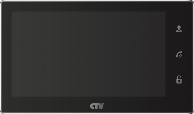 

Монитор CTV CTV-M4706AHD видеодомофона, с экраном с технологией Touch Screen для управления OSD, стеклянная сенсорная панель управления "Easy Buttons", CTV-M4706AHD