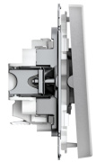 фото Выключатель двухклавишный Systeme Electric GAL000351S