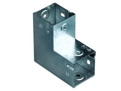 Изображение товара Угол верт. вверх 90° глухой DKC 39001 металлический фиксатор для кабельных трасс