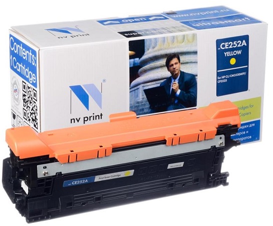 

Картридж NVP NV-CE252AY Yellow для LJ Color CM3530/CP3525 (7000k), NV-CE252AY