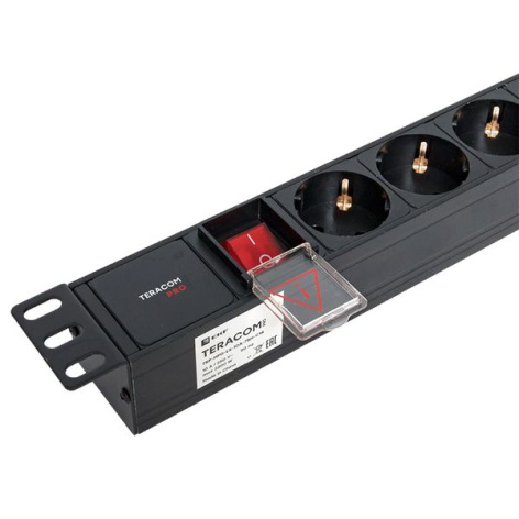 фото Блок розеток 19", 7 розеток EKF TRP-HPD-LS-10A-7SH-C14 в Челябинске