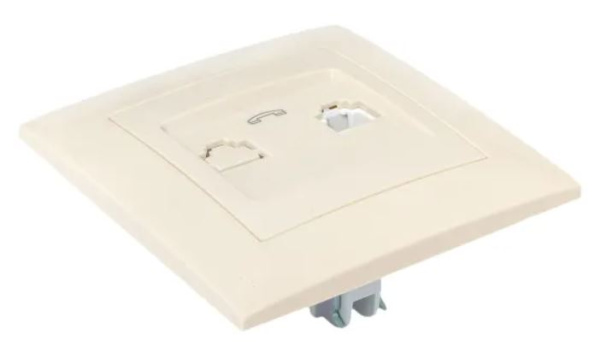 фото Розетка телефонная в сборе EKF EWT01-034-20 в Омске