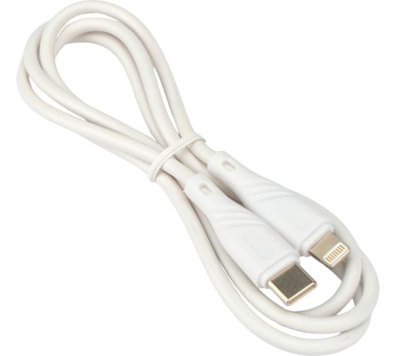 

Кабель интерфейсный USB 2.0 Cablexpert CCB-USB2-CMAPO1-1MW Lightning/Type-C, Classic0.1, 2.1A, 20Вт, быст.зар, медь,1м, белый, коробка, CCB-USB2-CMAPO1-1MW