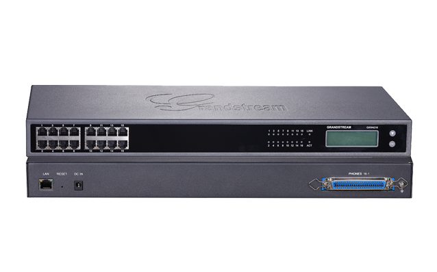 

Шлюз VoiceIP Grandstream GXW-4216 16xFXS, 1xEth, SIP, БП, GXW-4216