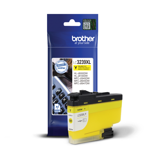 

Картридж Brother LC-3239XLY для HLJ6000DW/MFCJ5945DW/MFCJ6945DW жёлтый (5000стр), LC-3239XLY