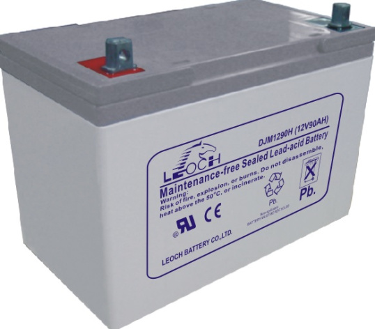 Изображение товара Аккумулятор Leoch DJM 12-90 H 90 Ач 12 В для длительного использования