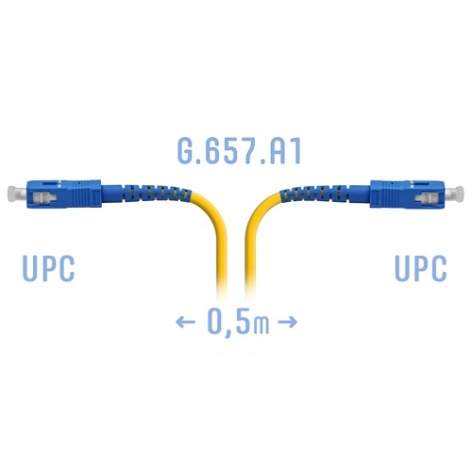 фото Кабель патч-корд  SNR SNR-PC-SC/UPC-A-0.5m в Уфе