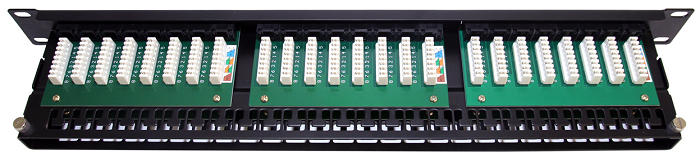 

Патч-панель 19, 48xRJ45, UTP, Кат. 5е 5bites PPU55-06 KRONE, 110, Dual IDC, PPU55-06
