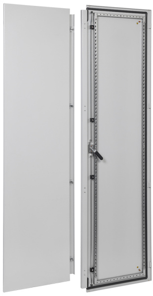 Изображение товара Двустворчатая металлическая дверь IEK FORMAT 2000x500 мм серый