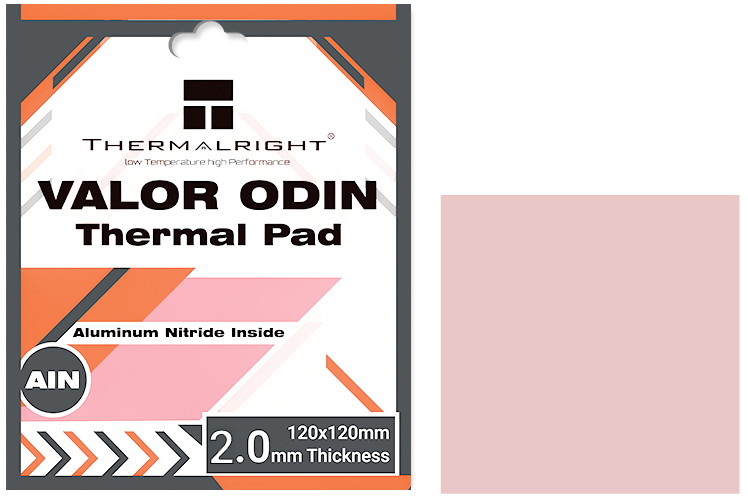 

Термопрокладка Thermalright VALOR-ODIN-120X120-2.0 15 W/mk, pink, VALOR-ODIN-120X120-2.0