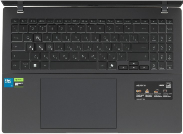 фото Ноутбук  ASUS VIVOBOOK 16 V3607VU-RP191 в Нижнем Новгороде 16 ", Core 5, 16 Гб RAM, 512 Гб SSD, GeForce RTX 4050, Черный