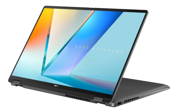 фото Ноутбук ASUS Vivobook 16 Flip TP3607AA-SI086W 16" (Intel Core Ultra 7, 32Гб LPDDR5X, SSD 1 Тб, , Windows 10 Домашняя) Серый [90NB17B1-M005K0]