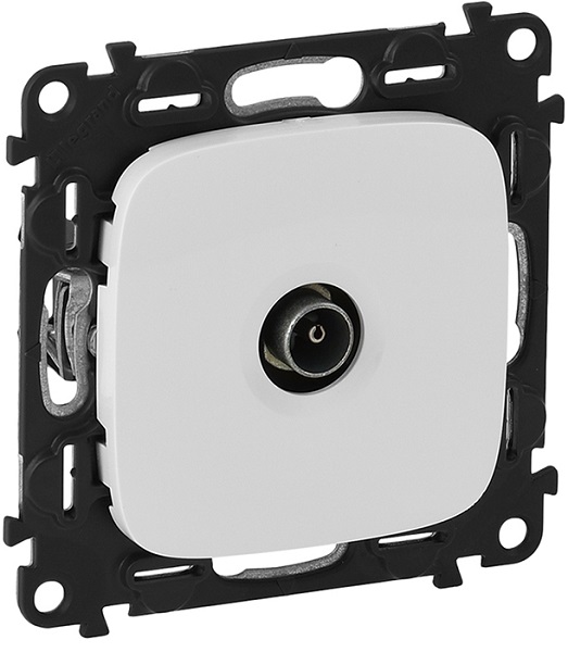 

Розетка Legrand 753751 Valena ALLURE DIY, TV "звезда" 0-2400 Мгц, белая, 753751