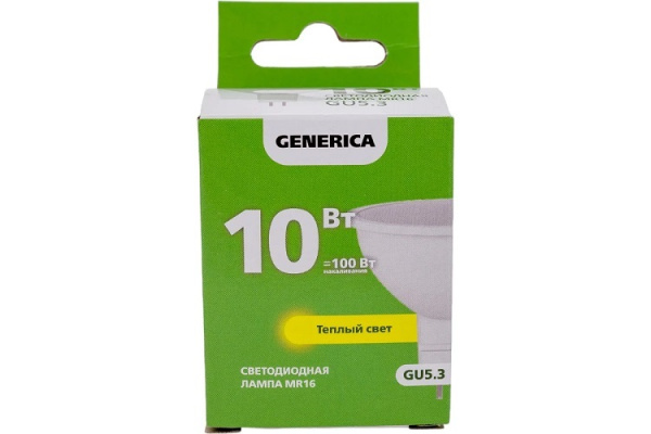 фото Лампа светодиодная GENERICA LL-MR16-10-230-30-GU5-G в Уфе