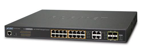 фото Коммутатор PoE Planet GS-4210-16P4C