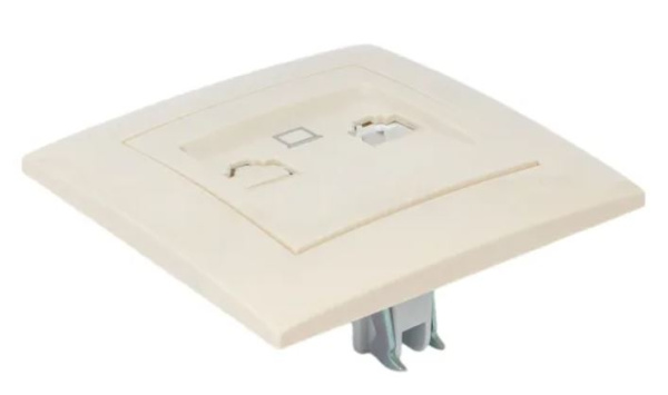 фото Розетка компьютерная в сборе EKF EWK01-035-20 в Омске