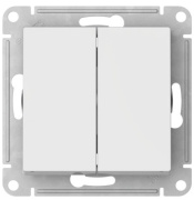 фото Выключатель двухклавишный Systeme Electric ATN000151S