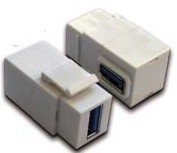 фото Вставка Lanmaster LAN-OK-USB30-AA/V-WH