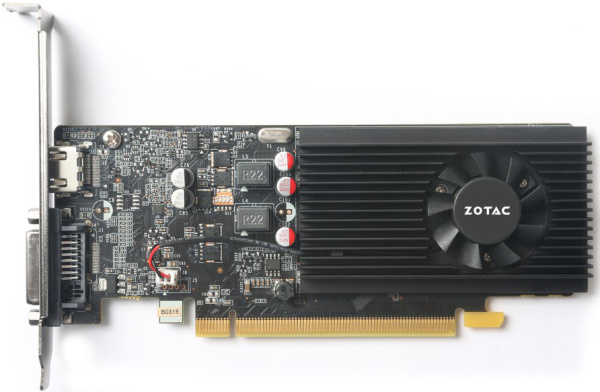 фото Видеокарта Zotac GeForce GT 1030 Low Profile в Омске