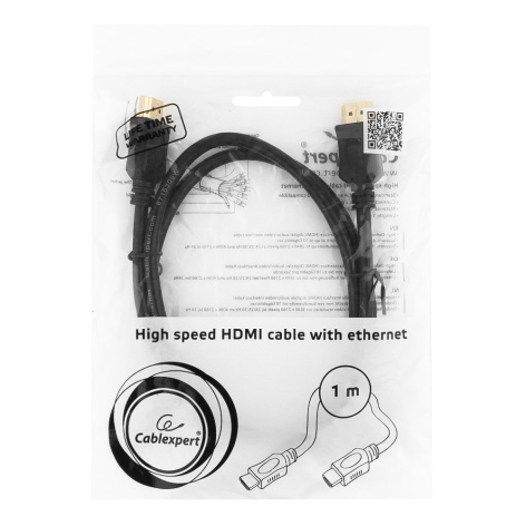 фото Кабель интерфейсный HDMI-HDMI Cablexpert CC-HDMI4L-1M в Санкт-Петербургe