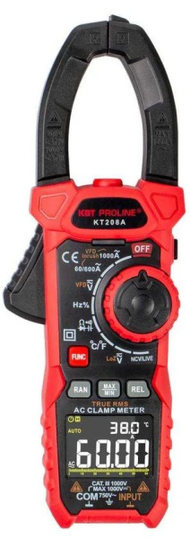 Изображение товара Токовые клещи КВТ 79131 цифровые с True RMS и автоматическим диапазоном