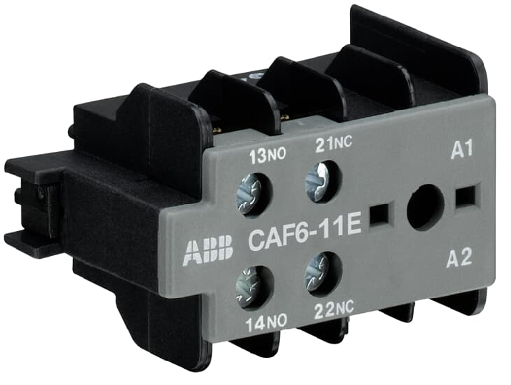 

Контакт ABB GJL1201330R0006 дополнительный фронтальный 2НО для B6, B7 CAF6-20E, GJL1201330R0006