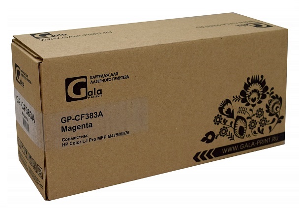 

Картридж GalaPrint CF383A magenta (№312A) 2700 копий, CF383A