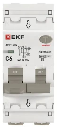 фото Автомат дифференциальный EKF D63N26E6C10 в Челябинске