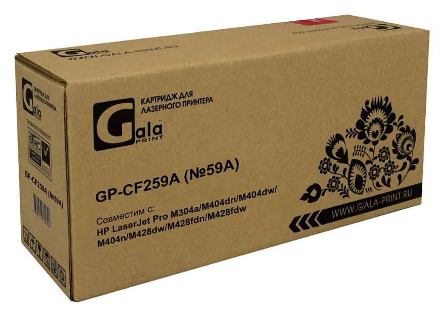 

Картридж GalaPrint GP_CF259A_emu (№59A) для принтеров HP LaserJet Pro M304a/M404dn/M428dw с эмулятором 3000 копий, GP_CF259A_emu