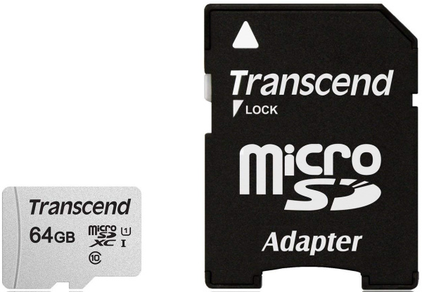 фото Карта памяти MicroSDXC 64GB Transcend TS64GUSD300S-A в Перми