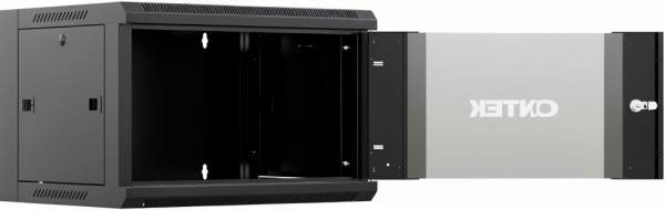 фото Шкаф настенный 19", 6U ONTEK TSN6U64537GSRSWRW-9005 в Казани