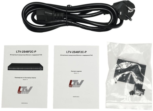 фото Коммутатор неуправляемый LTV LTV-2S48F2C-P в Омске