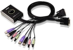 

Переключатель Aten CS682-AT USB KVM+Audio, 1 user USB+DVI-D => 2 cpu USB+DVI-D, со встр.шнурами USB+Audio 2x1.2м., 1920x1200, настол., исп.стандарт.шн, CS682-AT