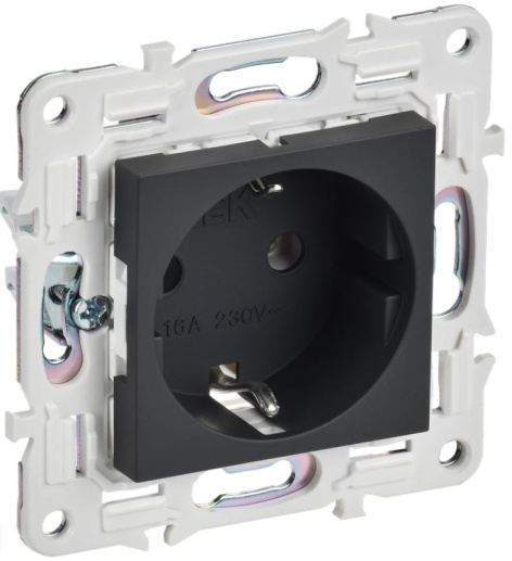 фото Розетка с заземлением  IEK SK-R11-16-K53 в Самаре