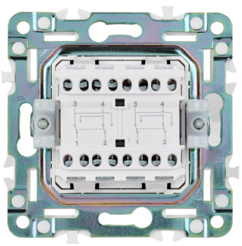 фото Переключатель двухклавишный  IEK SK-V23-0-10-K23 в Ростове-на-Дону
