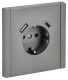 фото Розетка с заземлением с 2 USB  IEK FP-R14-16-U22-018-K46