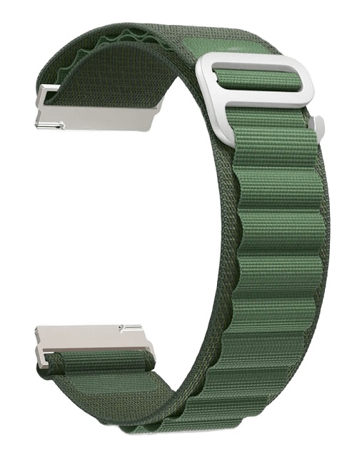 

Ремешок на руку Lyambda DSN-24-40-GN петлевой нейлоновый для Apple Watch 38/40/41 mm green, DSN-24-40-GN