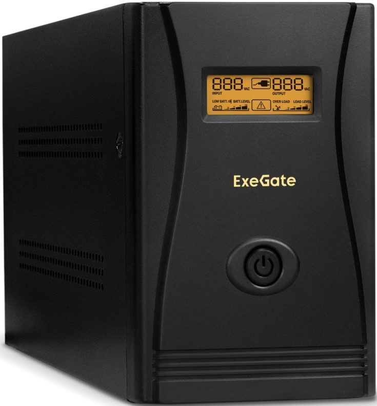 

Источник бесперебойного питания Exegate SpecialPro Smart LLB-2200.LCD.AVR.EURO.RJ 2200VA/1300W, LCD, AVR, 4 евророзетки, RJ45/11, black, SpecialPro Smart LLB-2200.LCD.AVR.EURO.RJ