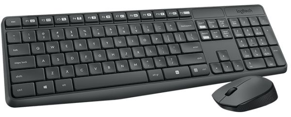 фото Клавиатура и мышь беспроводной комплект Logitech MK235 в Красноярске