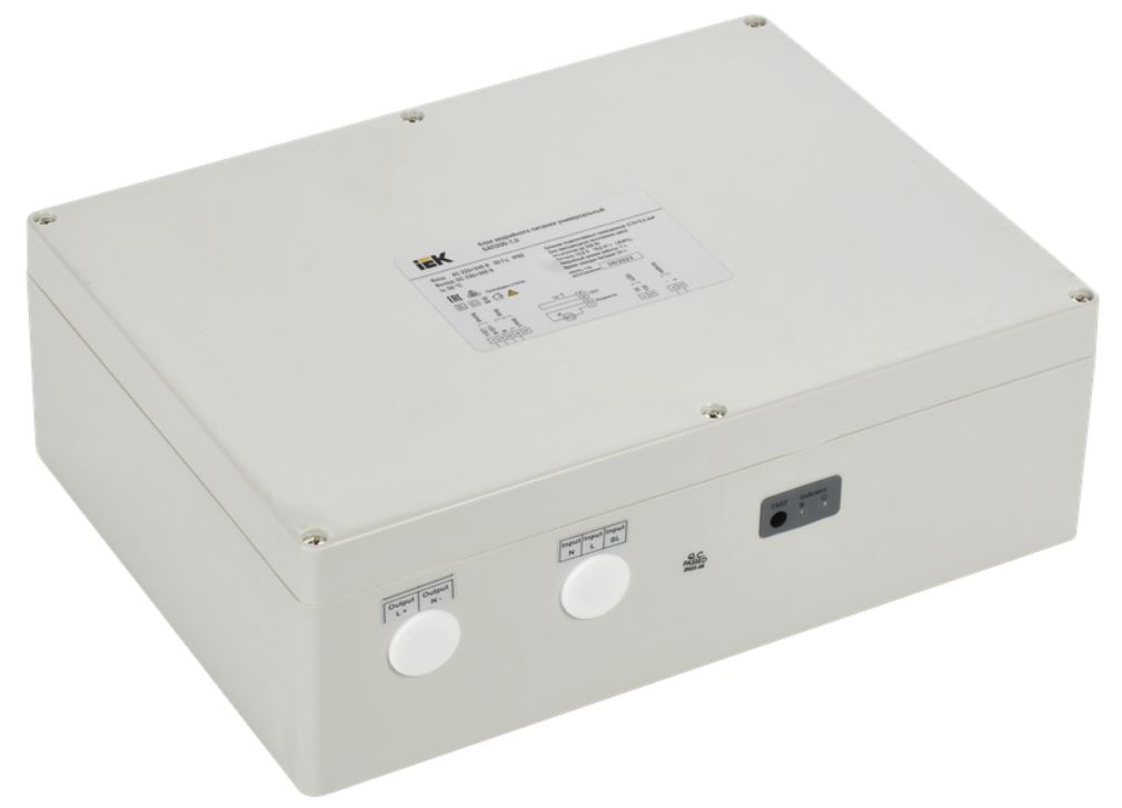 

Блок аварийного питания (БАП) IEK LLVPOD-EPK-200-1H-U БАП200-1,0 универс. для LED IP65, LLVPOD-EPK-200-1H-U