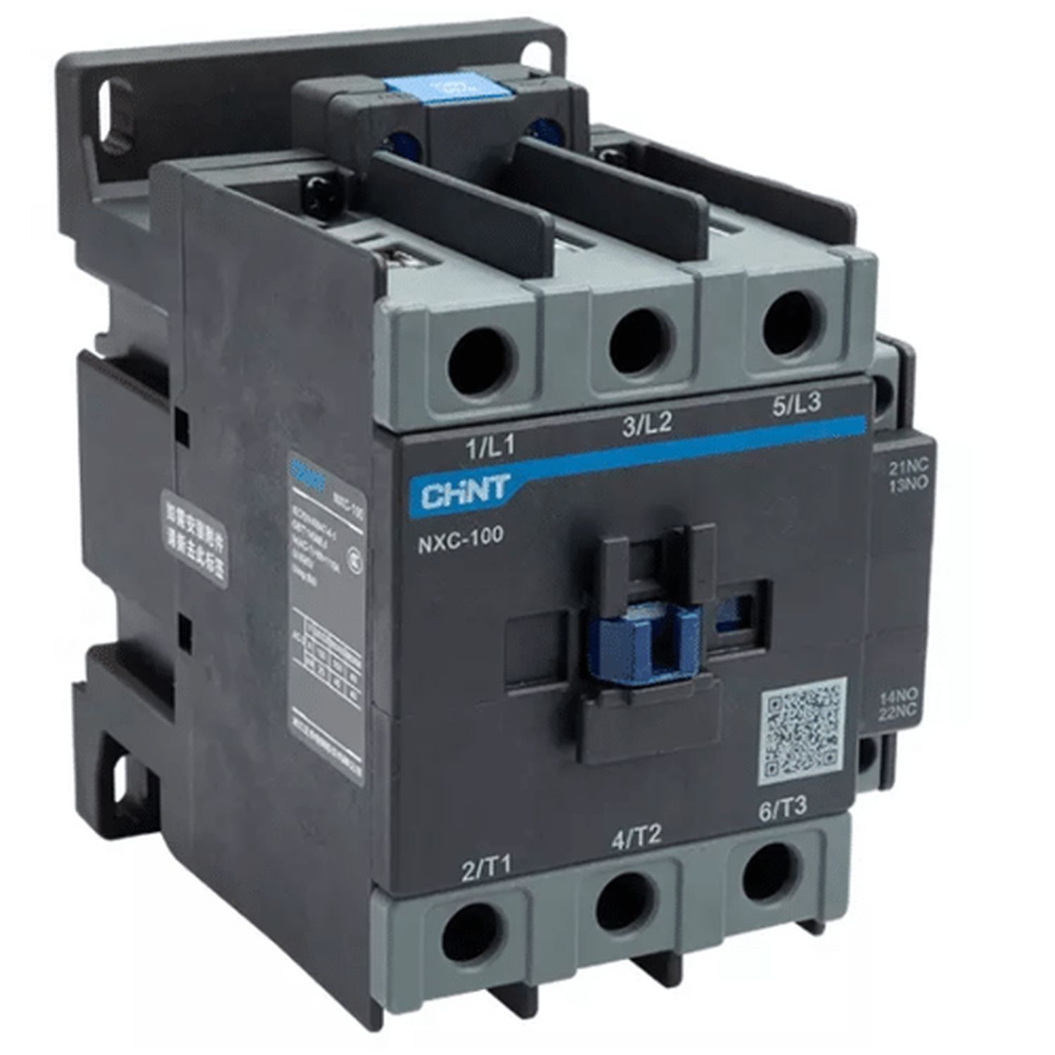 

Контактор CHINT 836825 NXC-100 380AC 1НО+1НЗ 50Гц (R), 836825