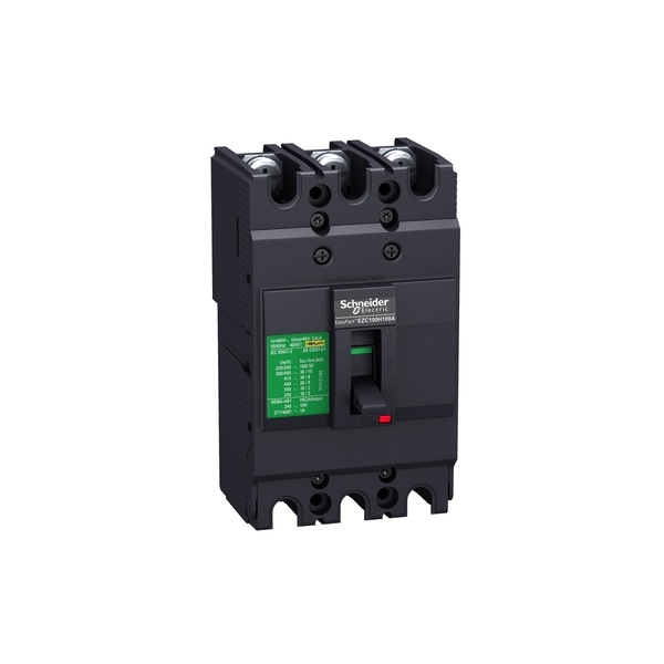 

Автоматический выключатель Schneider Electric EZC100N3080 3P/3T 80A 18кA/380В EasyPact EZC 100N, EZC100N3080