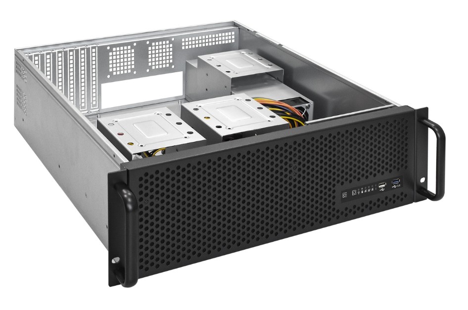 

Корпус серверный 3U Exegate Pro 3U450-09 EX293905RUS RM 19", глубина 450, БП 2U-1000ADS, USB, Pro 3U450-09