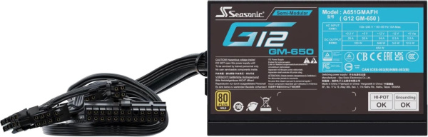 фото Блок питания ATX SeaSonic G12 GM-650 в Казани