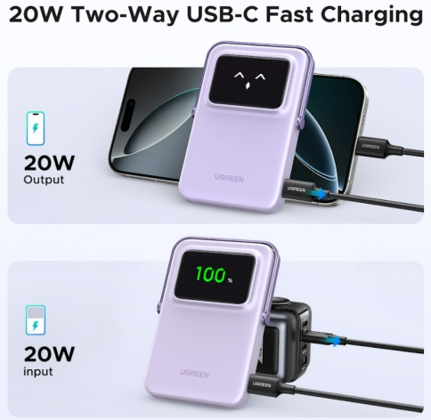 фото Аккумулятор внешний UGreen PB571 в Омске