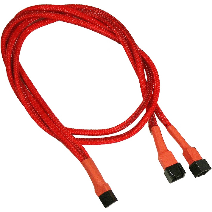 

Разветвитель Nanoxia NX3PY60R 3-pin в 2 х 3-pin, 60см, красный, NX3PY60R