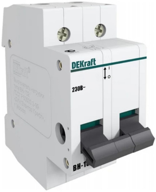 

Выключатель-разъединитель DEKraft 17018DEK 2Р 125А ВН-102, 17018DEK