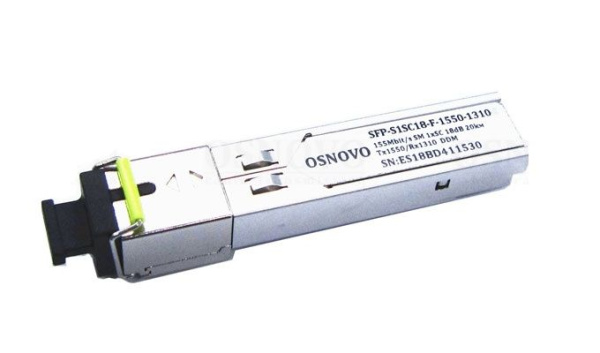 фото Модуль  OSNOVO SFP-S1SC18-F-1550-1310 в Омске